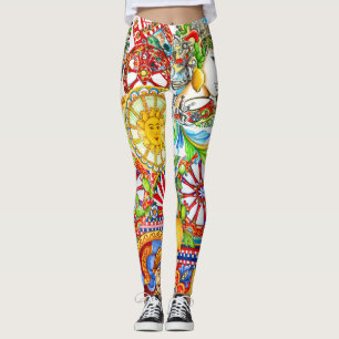 Leggings sicilianas Art & Lemon Dolce Motif
