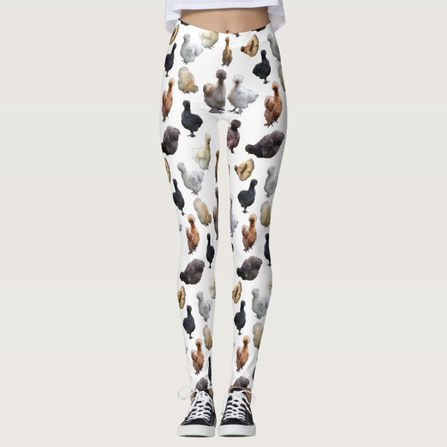 Leggings Silkie Bantam Chickens (Frente)