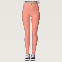 Leggings simples de pêssego