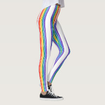 Leggings simples do arco-íris por Gay mês