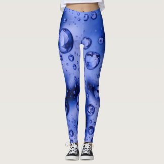 Leggings Sonho de Gota de Água - Azul Bolha de Águ