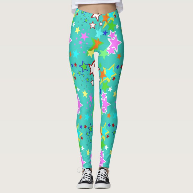 Leggings Spandex Coloridas (Frente)