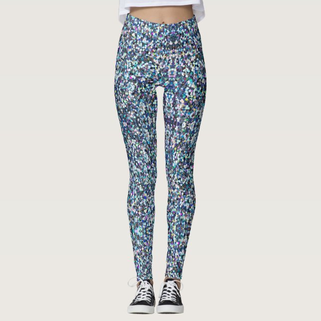 Leggings Sparkle digitais para mulheres (Frente)