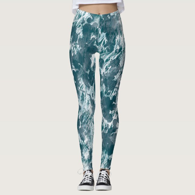 Leggings splash blue (Frente)