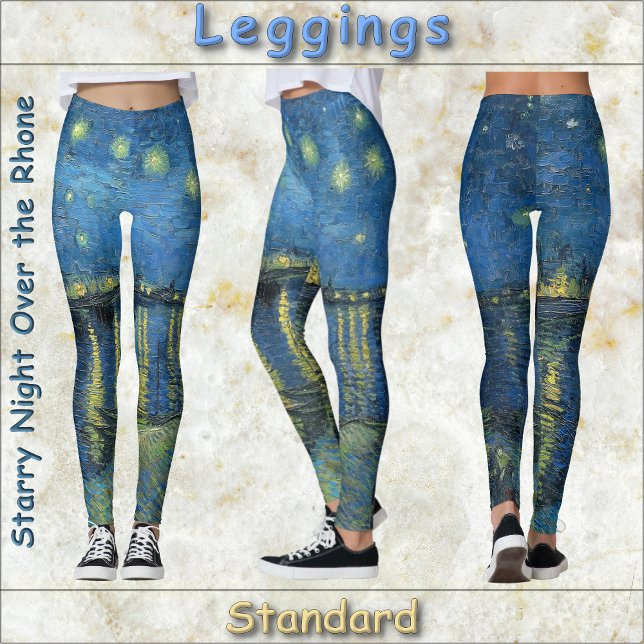 LEGGINGS - "Starry Night O.T.R" - van Gogh (Criador carregado)