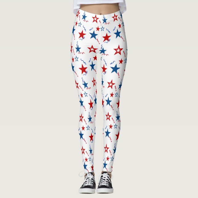 Leggings Stars 4 de julho (Frente)