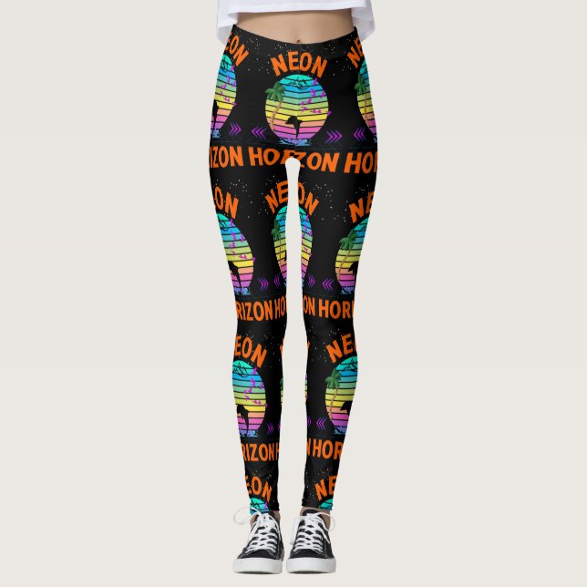 Leggings Sundown Neon Horizon (Frente)