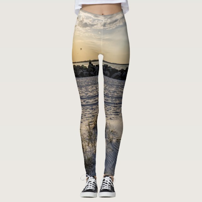 Leggings Sunset da Destruin Beach (Frente)