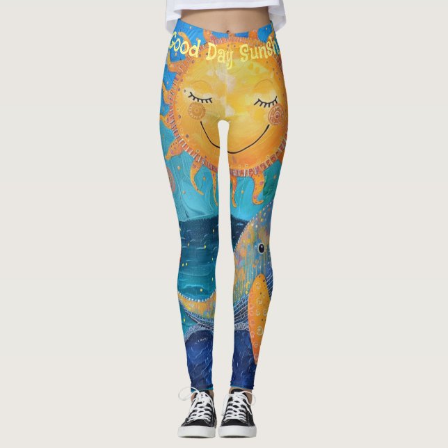 Leggings Sunshine do Bom Dia (Frente)