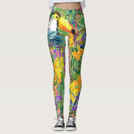 Leggings Táticas Tropicais de Moda pop