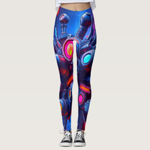 Leggings técnicas futuristas   Neon Cyberpunk Vibe