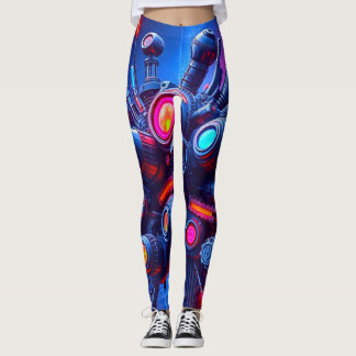 Leggings técnicas futuristas | Neon Cyberpunk Vibe
