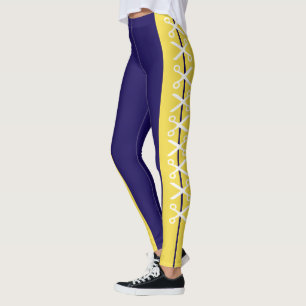 Leggings Tesoura de Corte Aberto Elegante