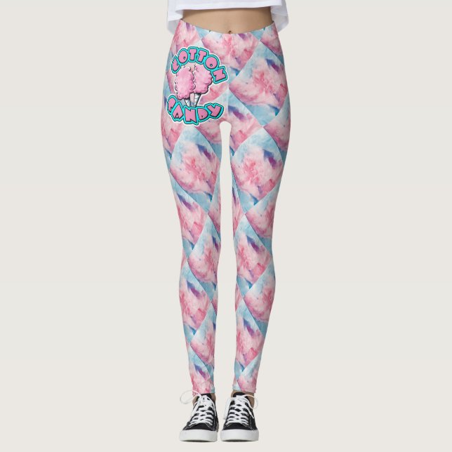 Leggings Tie Dye Algodão Doce (Frente)