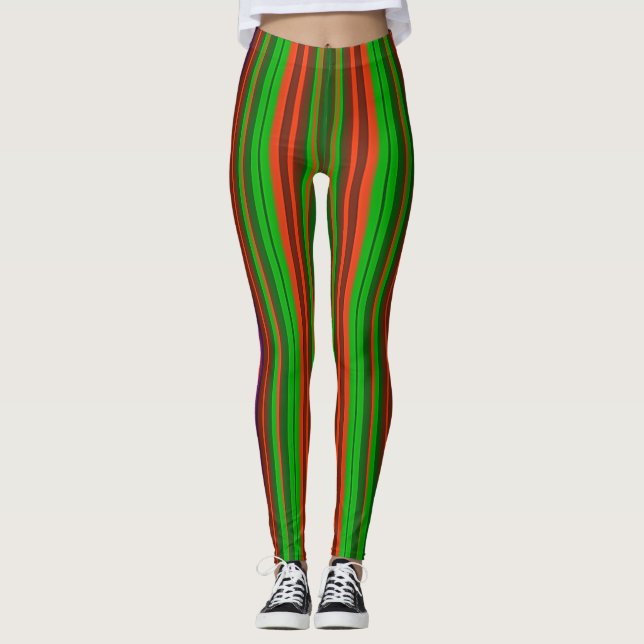 Leggings ~tons de Natal riscados ~ (Frente)