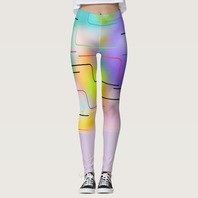 Leggings Tons Pastéis (Frente)
