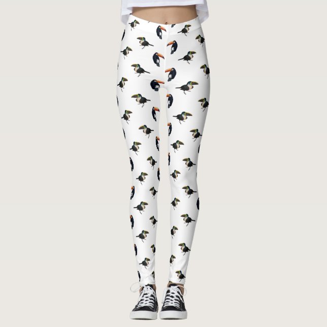 Leggings Toucans Frenesi (escolha a cor) (Frente)