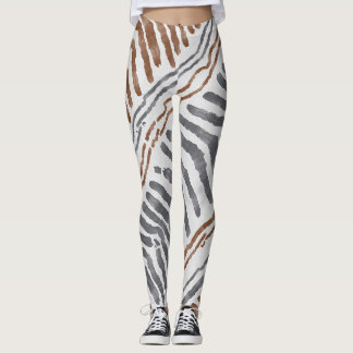 Leggings Tribais Boho Listradas