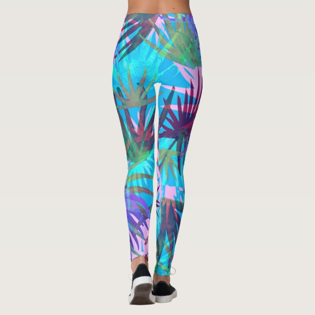 Leggings Tropicais De Pastel (Verso)