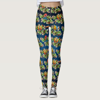 Leggings Tropicais (Mix Azul Marinho)
