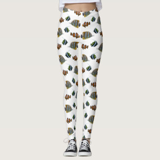 Leggings Tropical Fish Frenzy (escolha a cor)