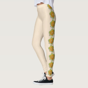 Leggings - Tulip Poplar Tulip na Creme