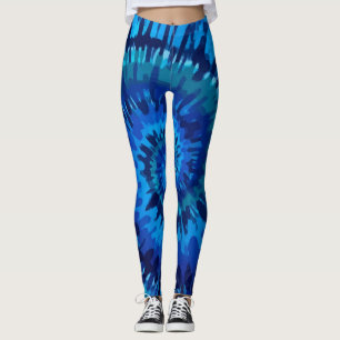 Leggings Tye-Dye-Blue