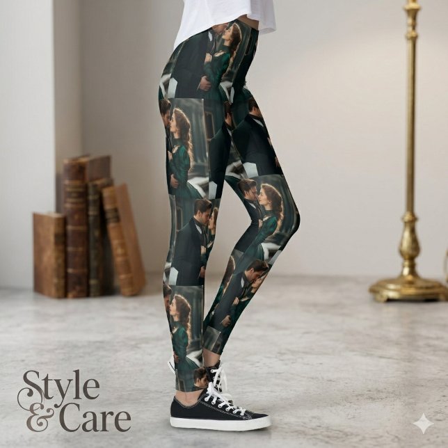 Leggings Únicas com Seu Próprio Design Personaliza (UniqueLeggings Featuring Your Own Custom Design Leggings)
