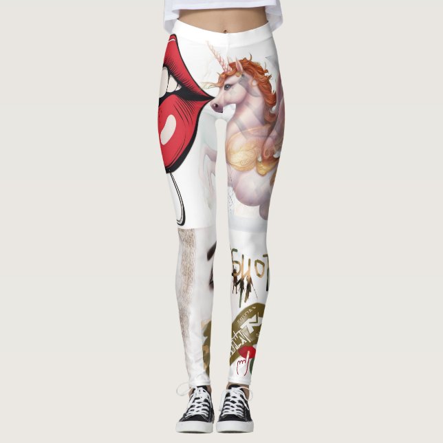 Leggings Unicórn por ShotBaeB (Frente)