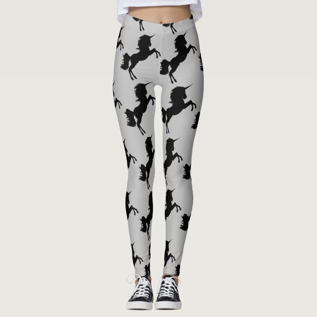 leggings unicórnicas bonito de na moda (Frente)