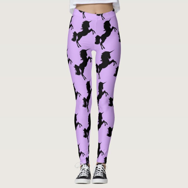 leggings unicórnicas bonito de na moda (Frente)