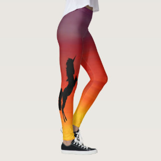 Leggings Unicórnio Pôr do Sol