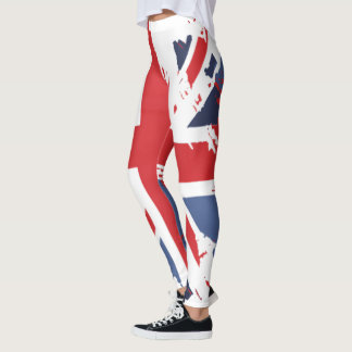 Leggings Union Jack Distorcidas - Bandeira do Rein