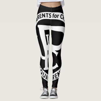 Leggings UPC pretas com logotipo branco