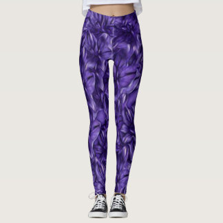 Leggings verde floral rosas estilo de vida feminin