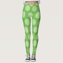 Leggings Verde Sonho Grande Bolinha
