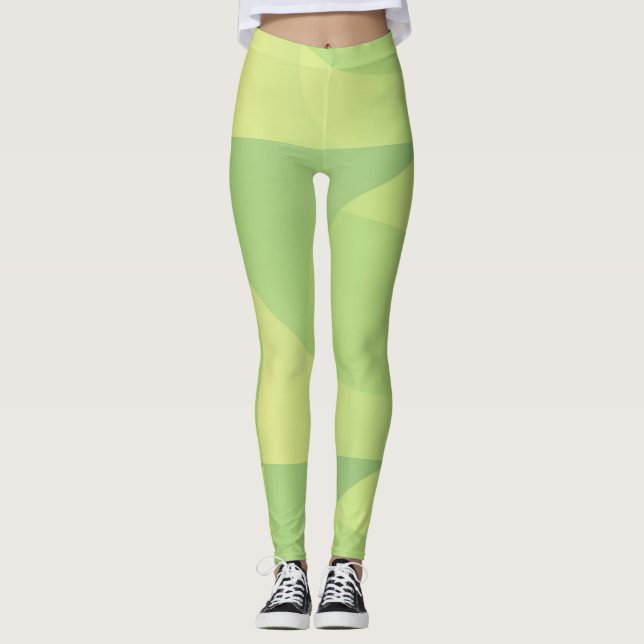 Leggings verdes femininas (Frente)