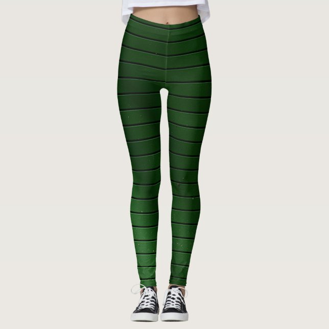 Leggings Verdes Metálicas (Frente)