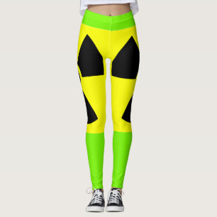 Leggings verdes radioativas