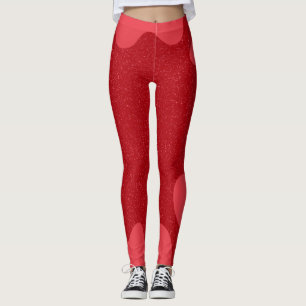 Leggings Vermelhas de Tomate Orgânico – Design Per