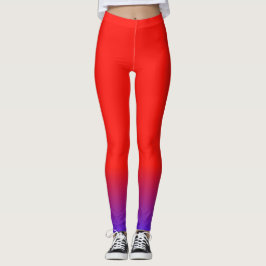 Leggings Vermelhas E Bluo Coloridas