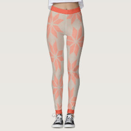 Leggings VERMELHAS POINSETTIA PARA NATAL