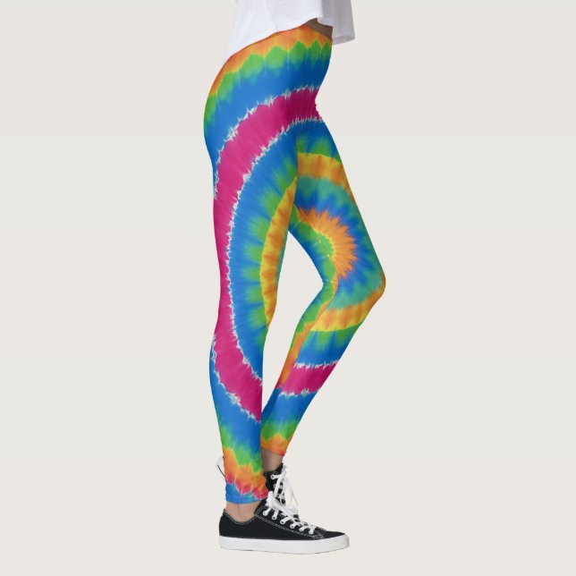 Leggings vibrantes e tingidas (Direita)