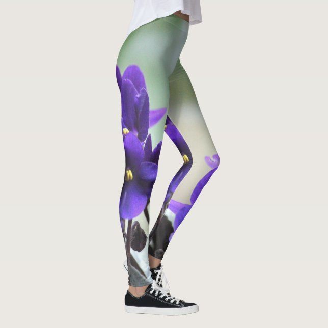 Leggings violetas roxas (Direita)