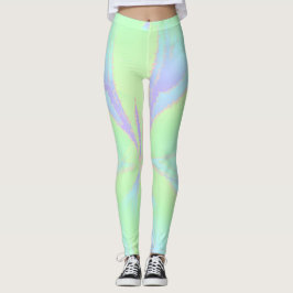Leggings violetas verdes primaveras