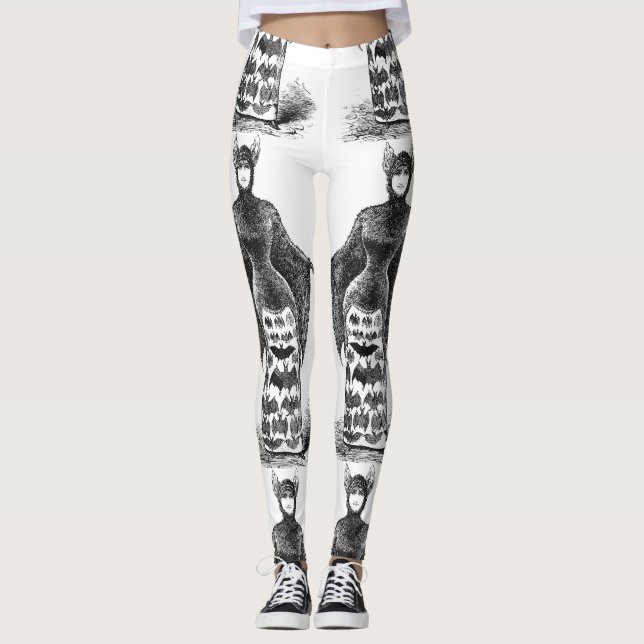 Leggings vitorianas de morcegos (Frente)