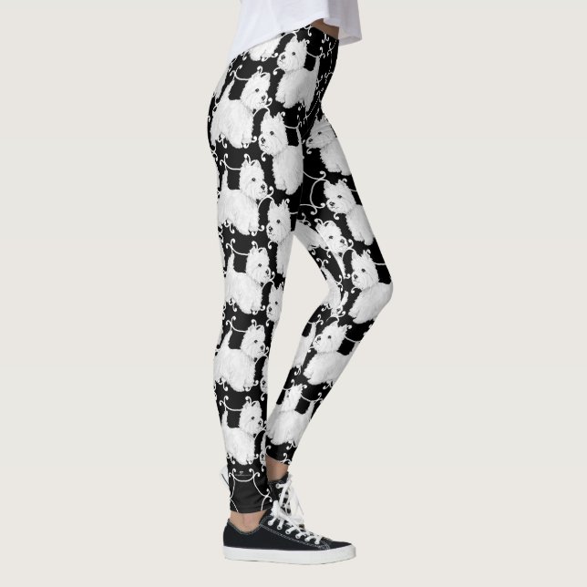 Leggings West Highland White Terrier (Direita)