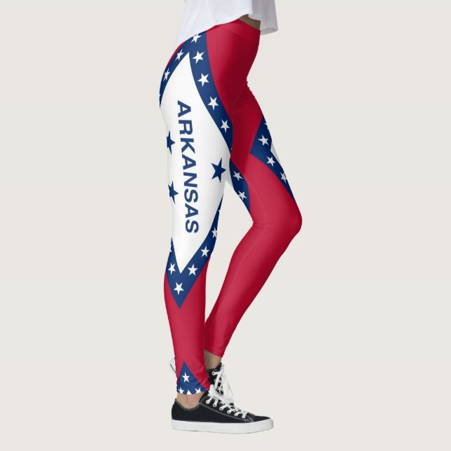 Leggings with flag of Arkansas State, EUA (Direita)