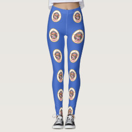 Leggings with flag of Minnesota State, EUA