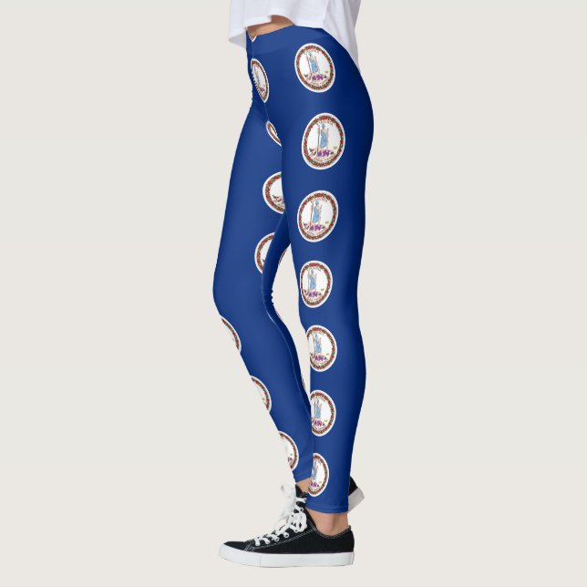 Leggings with flag of Virginia State, EUA (Esquerda)